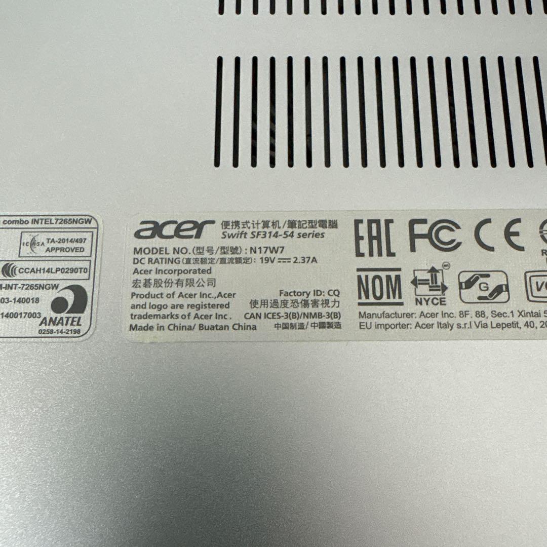 Acer ノートパソコンPC Swift SF324-54series