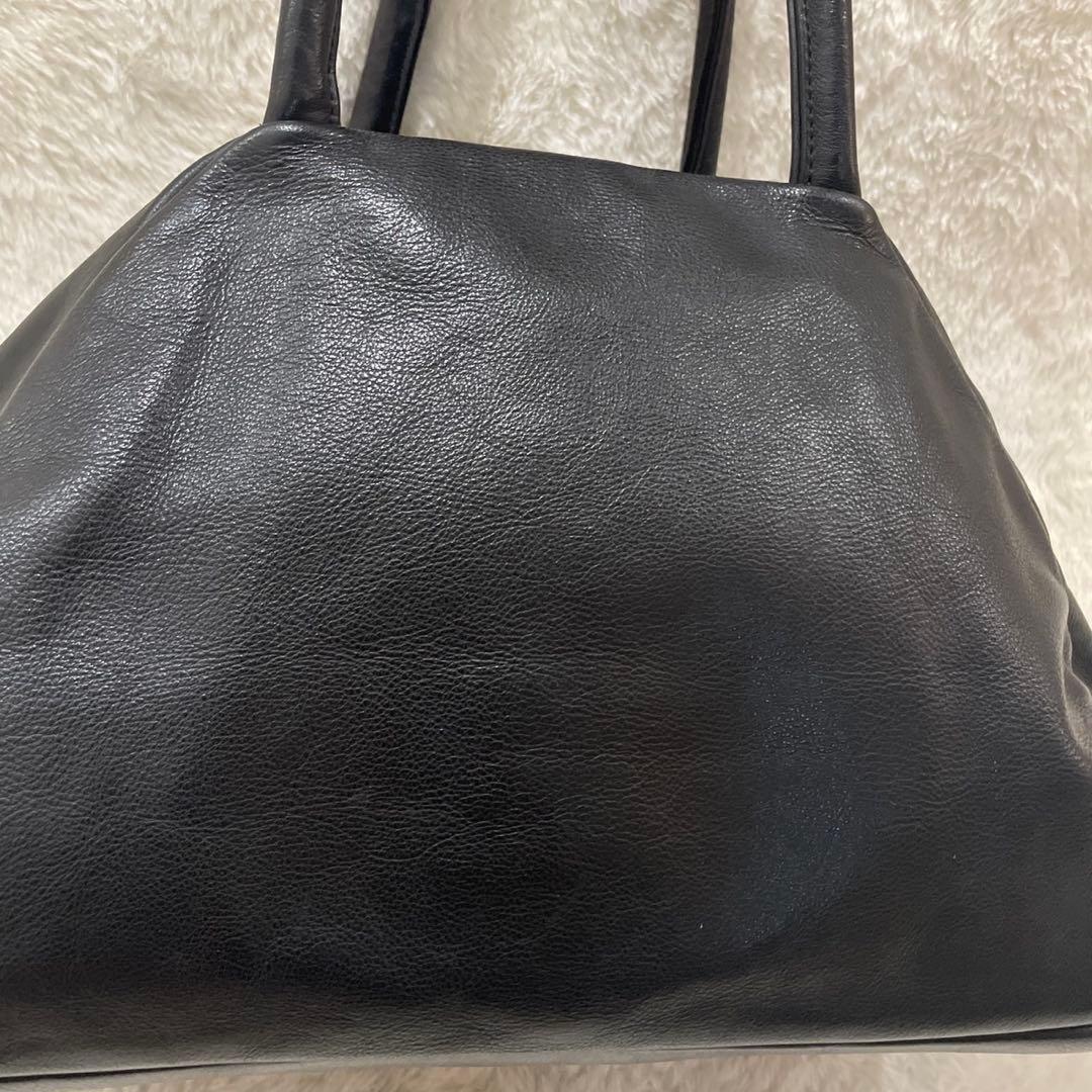 ジャスエムビー　スモールトラベラー ボストンバッグ レザー ブラック　英国製