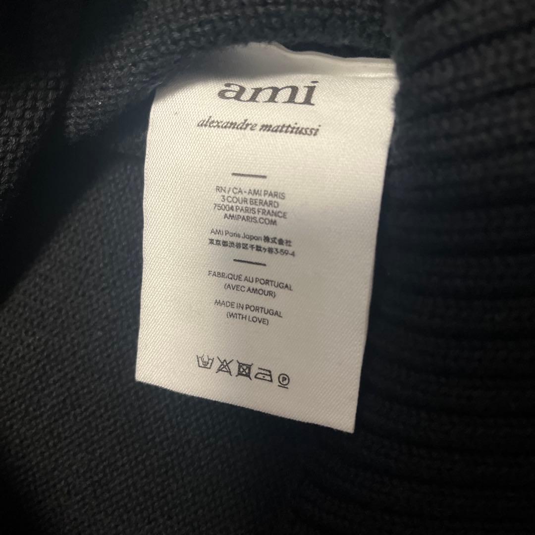 AMI PARIS ハート刺繍 セーター 秋冬ニット