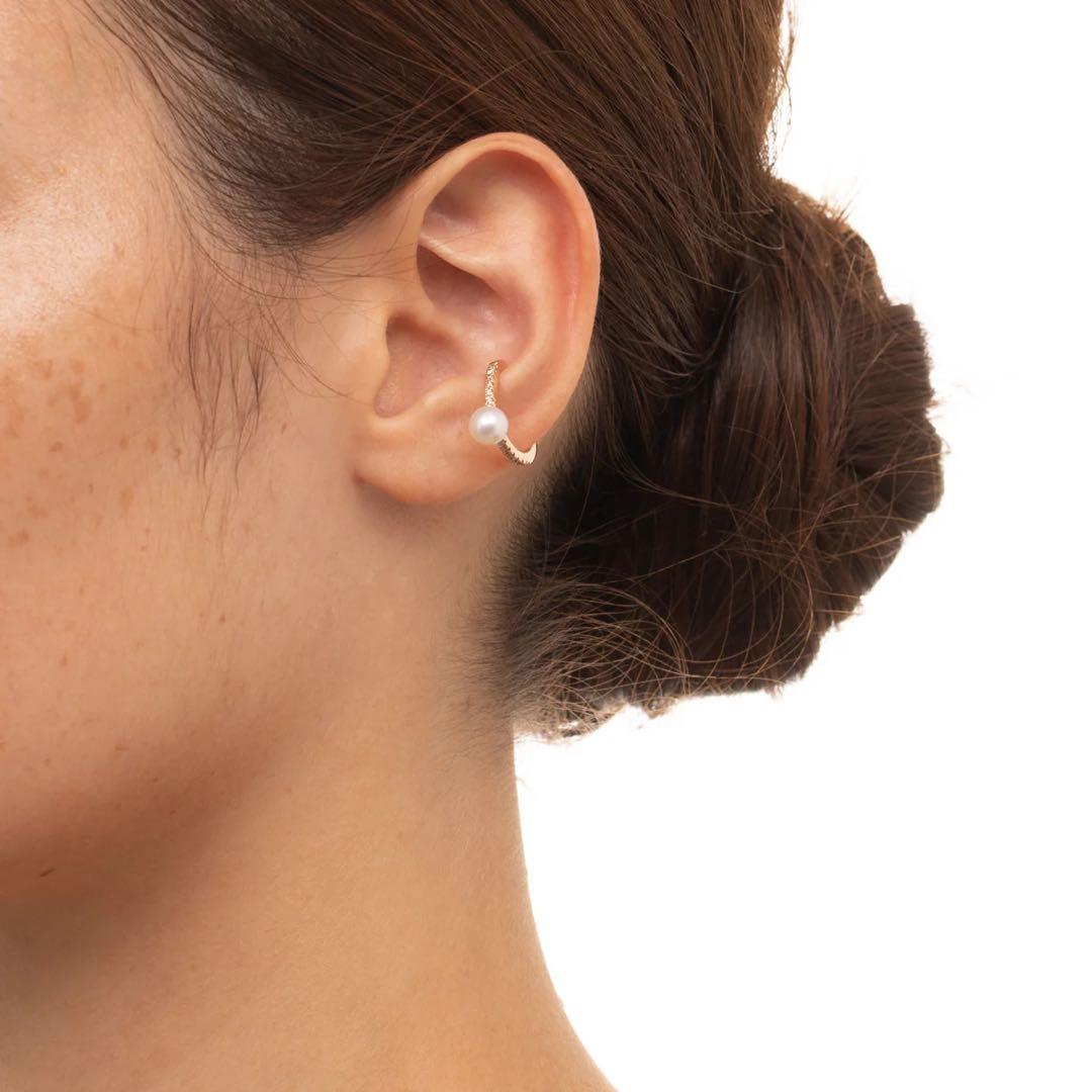 hirotaka アコヤパールダイヤモンドイヤーカフ【極美品】