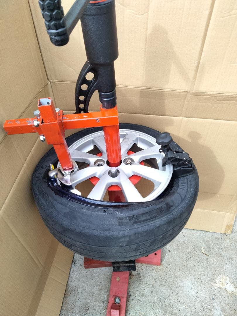 返金保証有り！(^^♪～　新型タイヤチェンジャー本体＋ギアレンチ仕様フルセット！