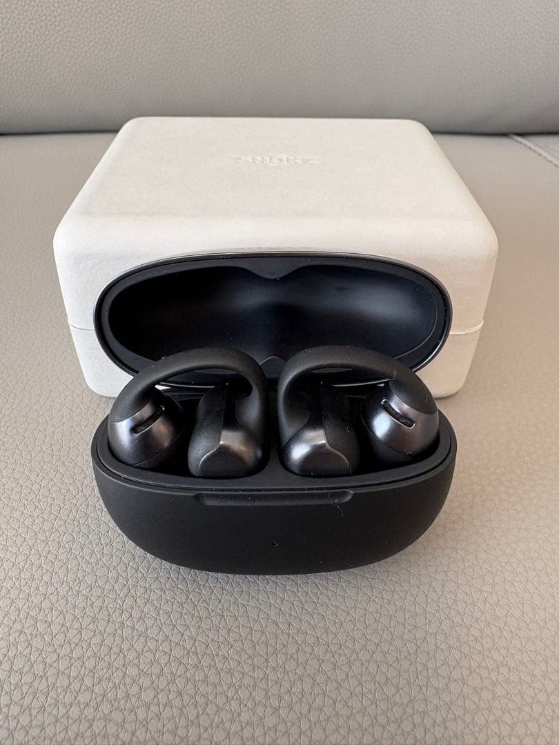 SHOKZ OPENDOTS ONEワイヤレスイヤホン ブラック 中古　数回使用