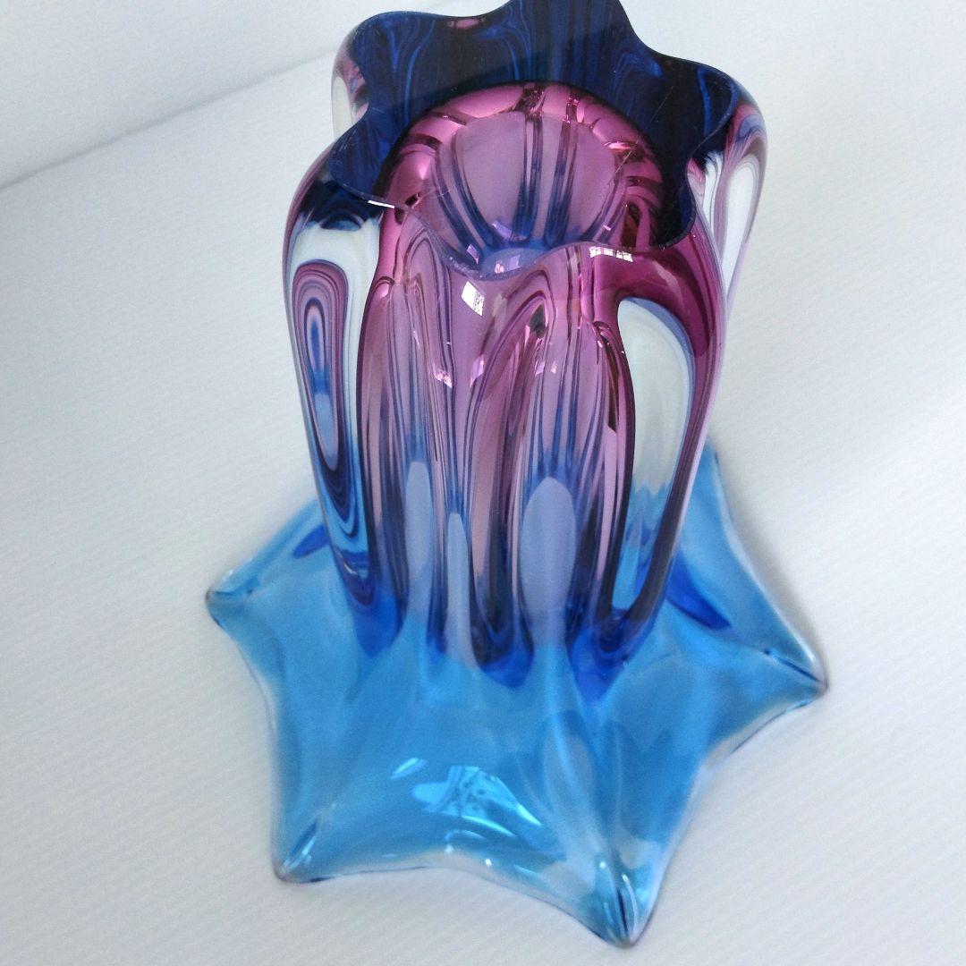 ムラーノ ガラス フラワーベース アンティーク 花瓶 花器 フラワースタンド