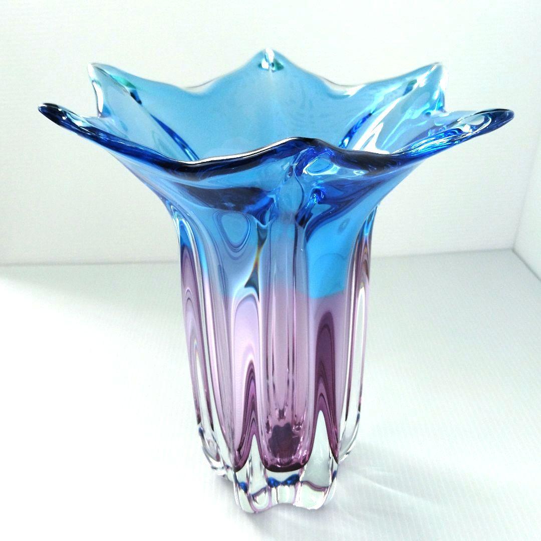 ムラーノ ガラス フラワーベース アンティーク 花瓶 花器 フラワースタンド