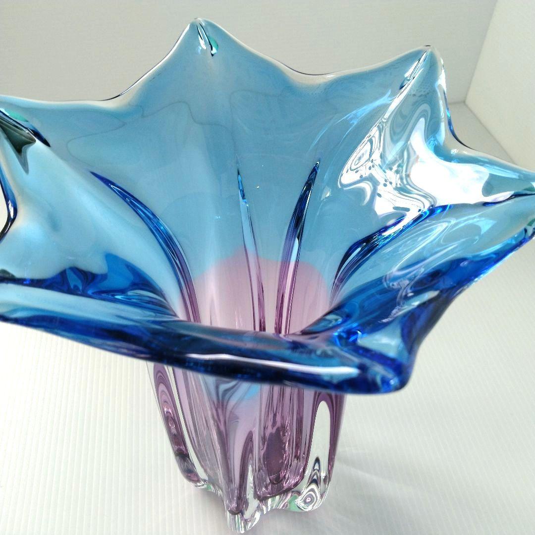 ムラーノ ガラス フラワーベース アンティーク 花瓶 花器 フラワースタンド