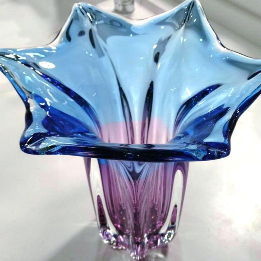 ムラーノ ガラス フラワーベース アンティーク 花瓶 花器 フラワースタンド