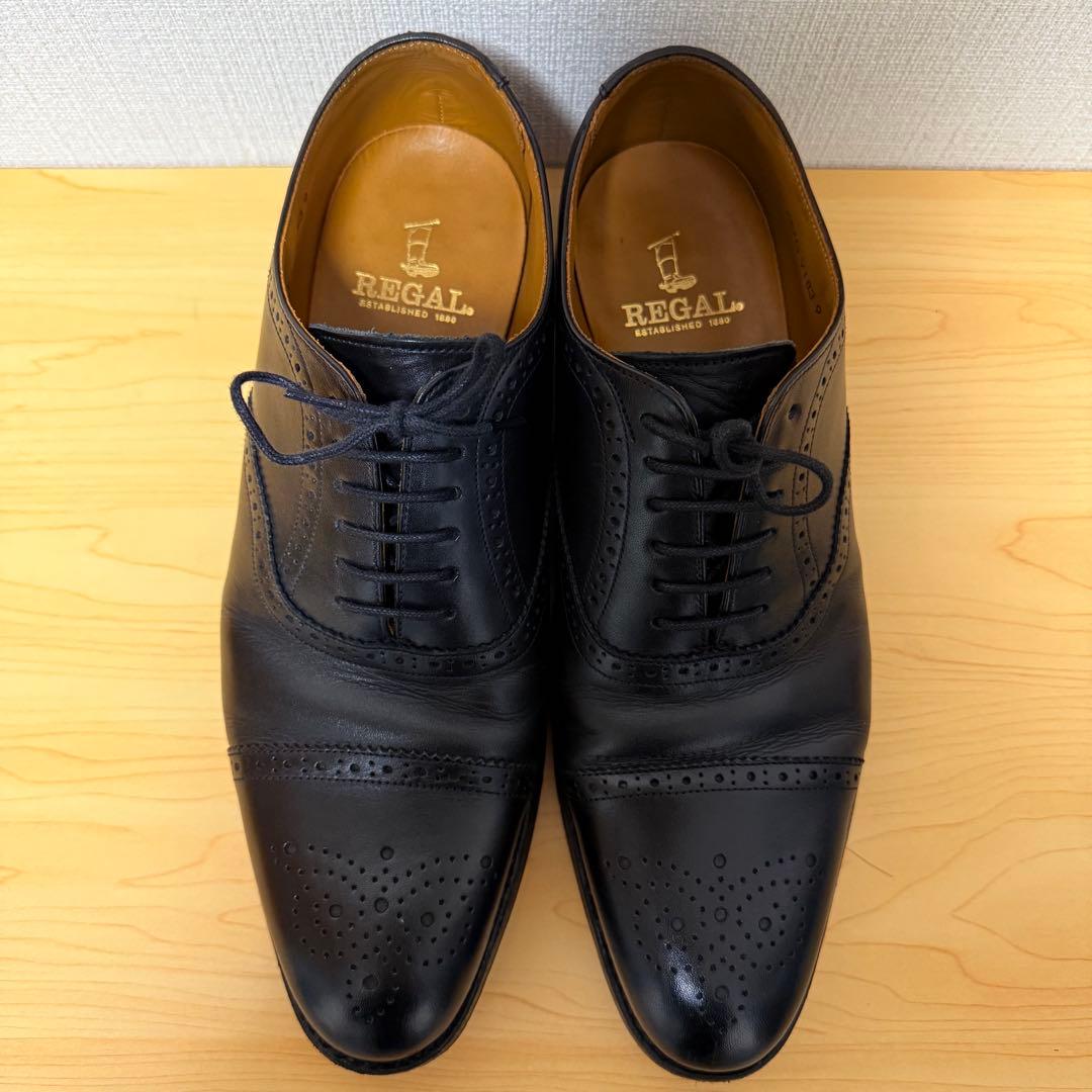 【美品】REGAL ストレートチップ V183 サイズ9 27.0cm