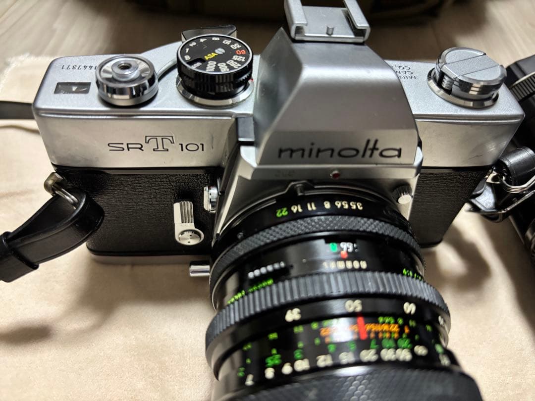 Minolta SR-101 フィルムカメラ 望遠レンズセット　☆オマケ付☆