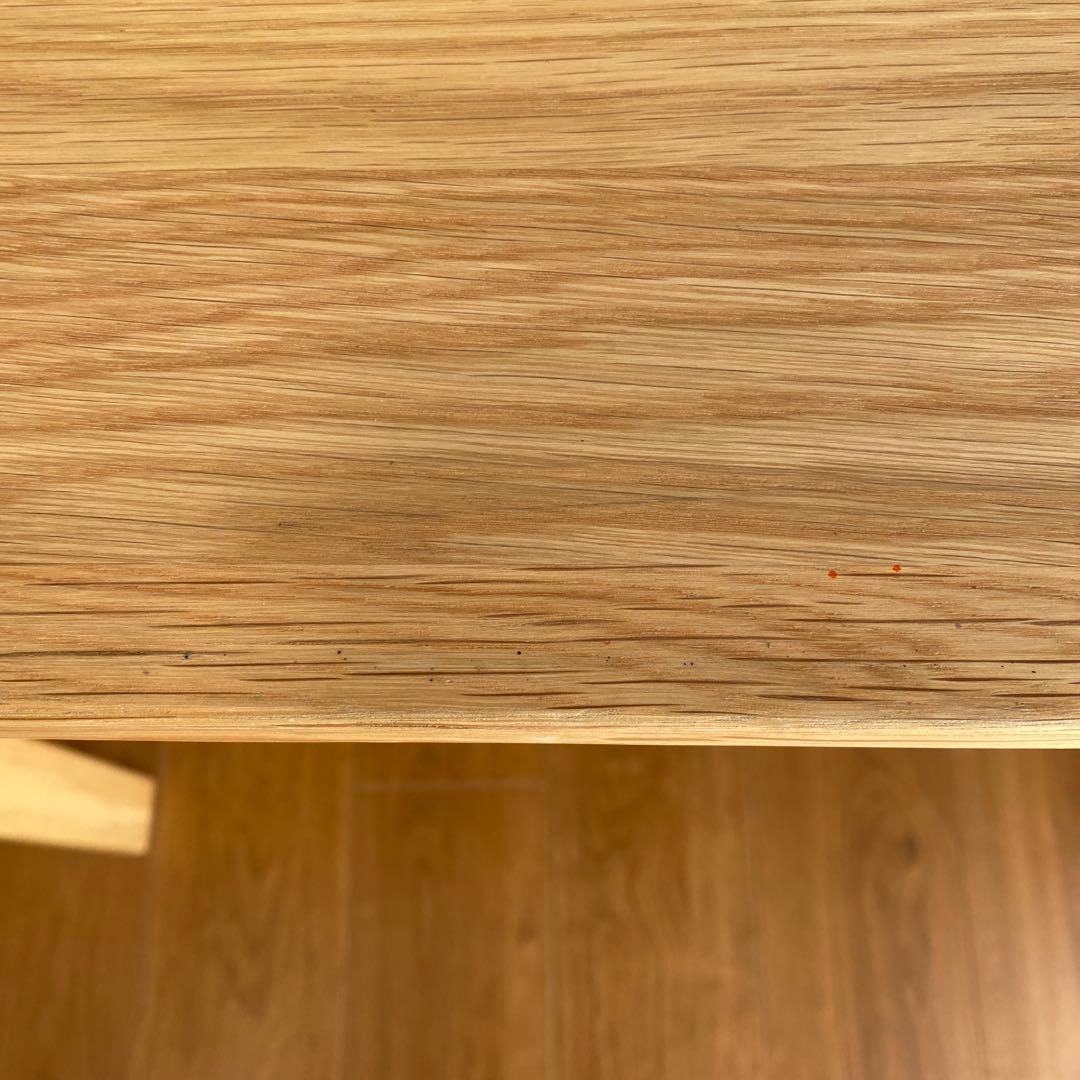 ☆ai☆【無印良品】オーク無垢材デスクと上置き棚セット