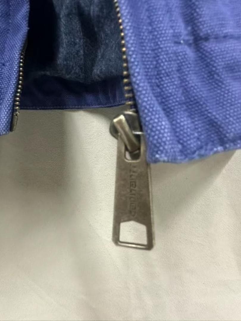 Carhartt×Stussy ネイビー デニムジャケット M