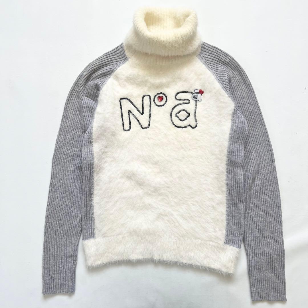 ARCHIVIO アルチビオ　ファー　ニット　タートルネック　セーター　ゴルフ