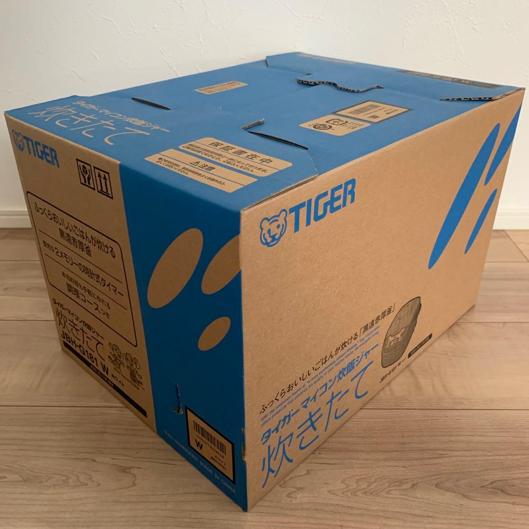 タイガー魔法瓶 炊飯器 1升 ホワイト JBH-G181W