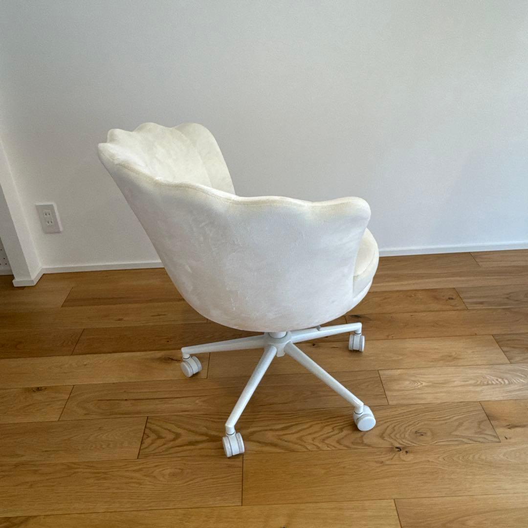Francfranc シェル デスクチェア ホワイト