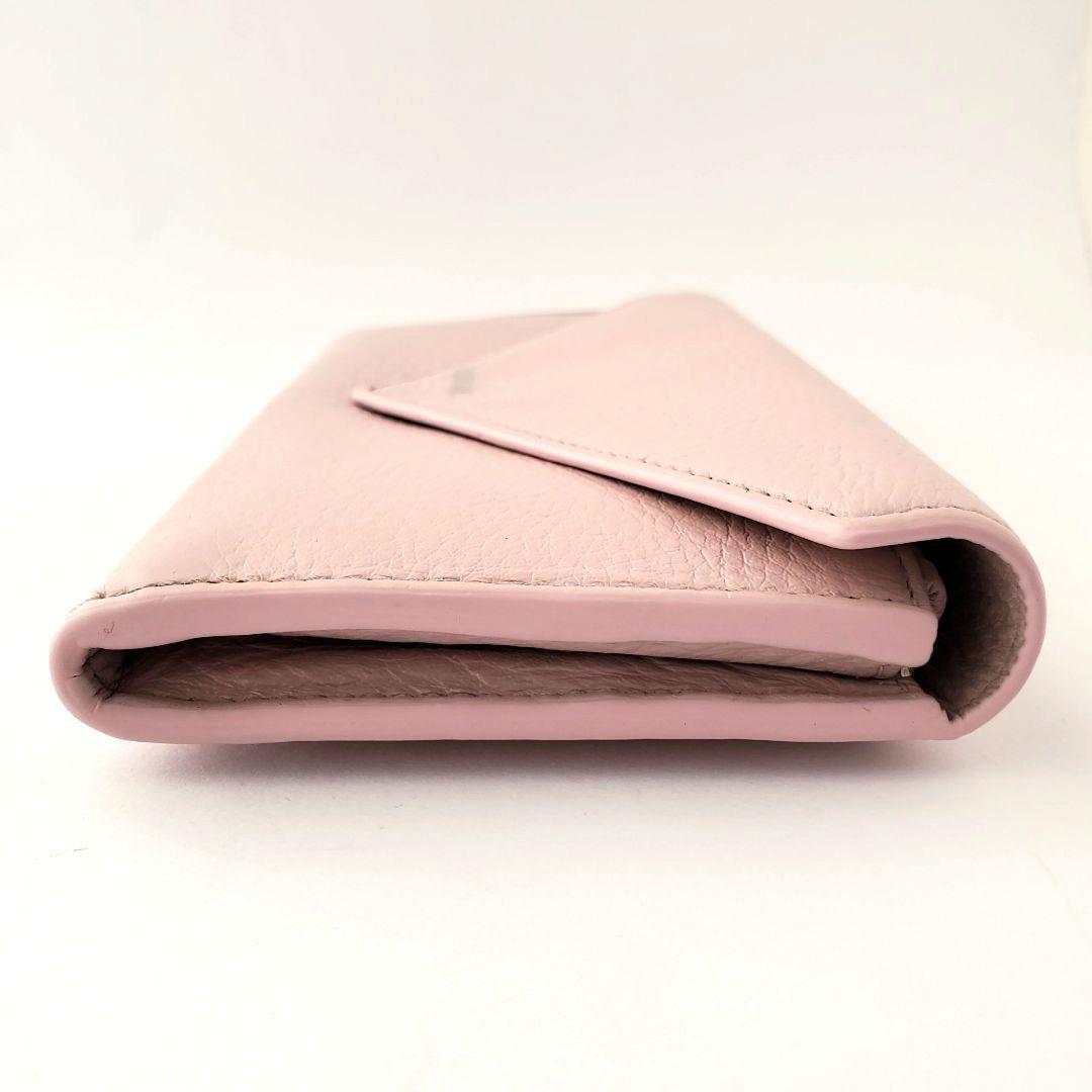 BALENCIAGA　長財布　ペーパー シン マニー　ライトローズ　バレンシアガ