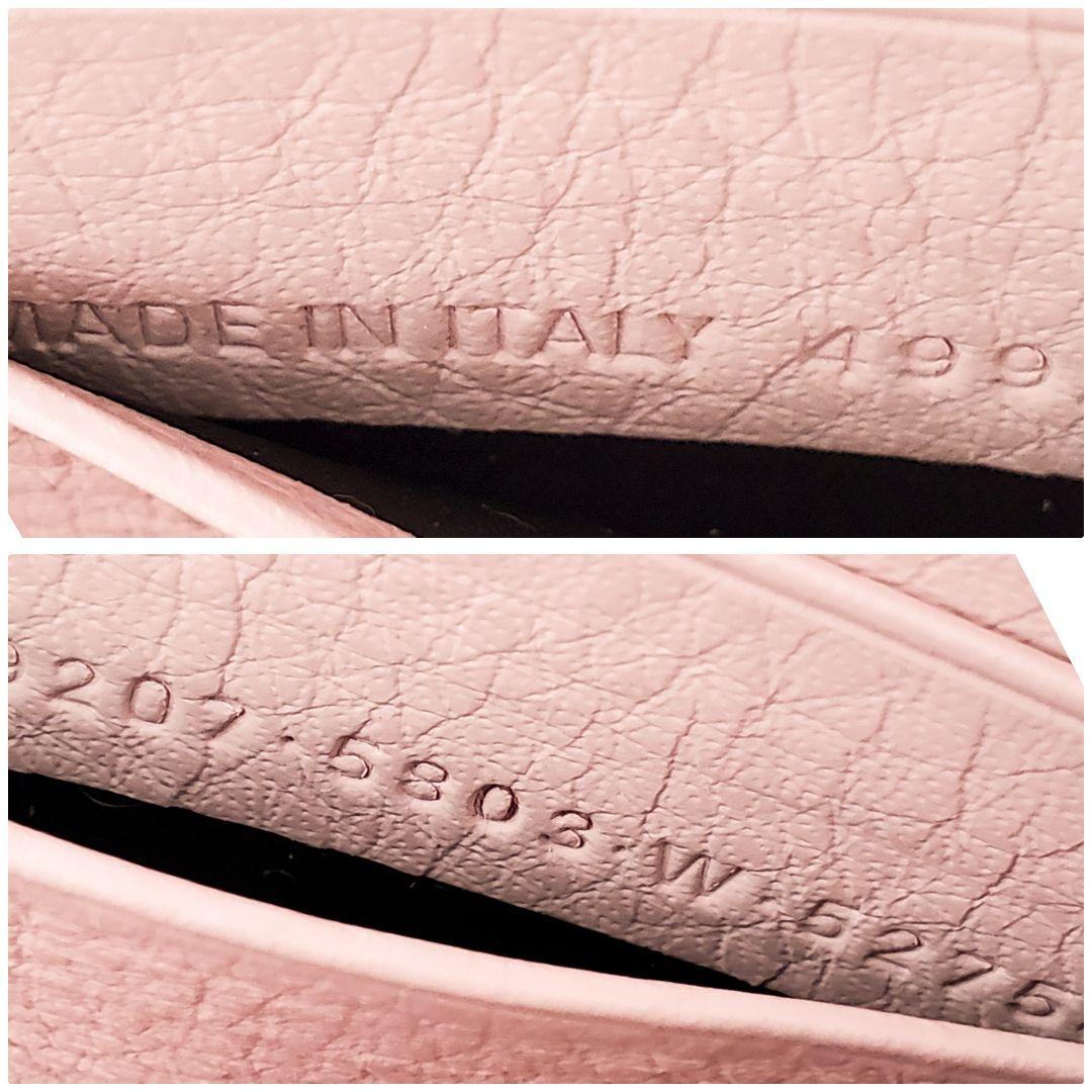 BALENCIAGA　長財布　ペーパー シン マニー　ライトローズ　バレンシアガ