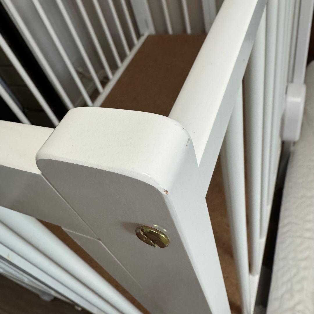 日本製 ベビーベッド 「ワンタッチハイベッド」キャスター付き 120x70