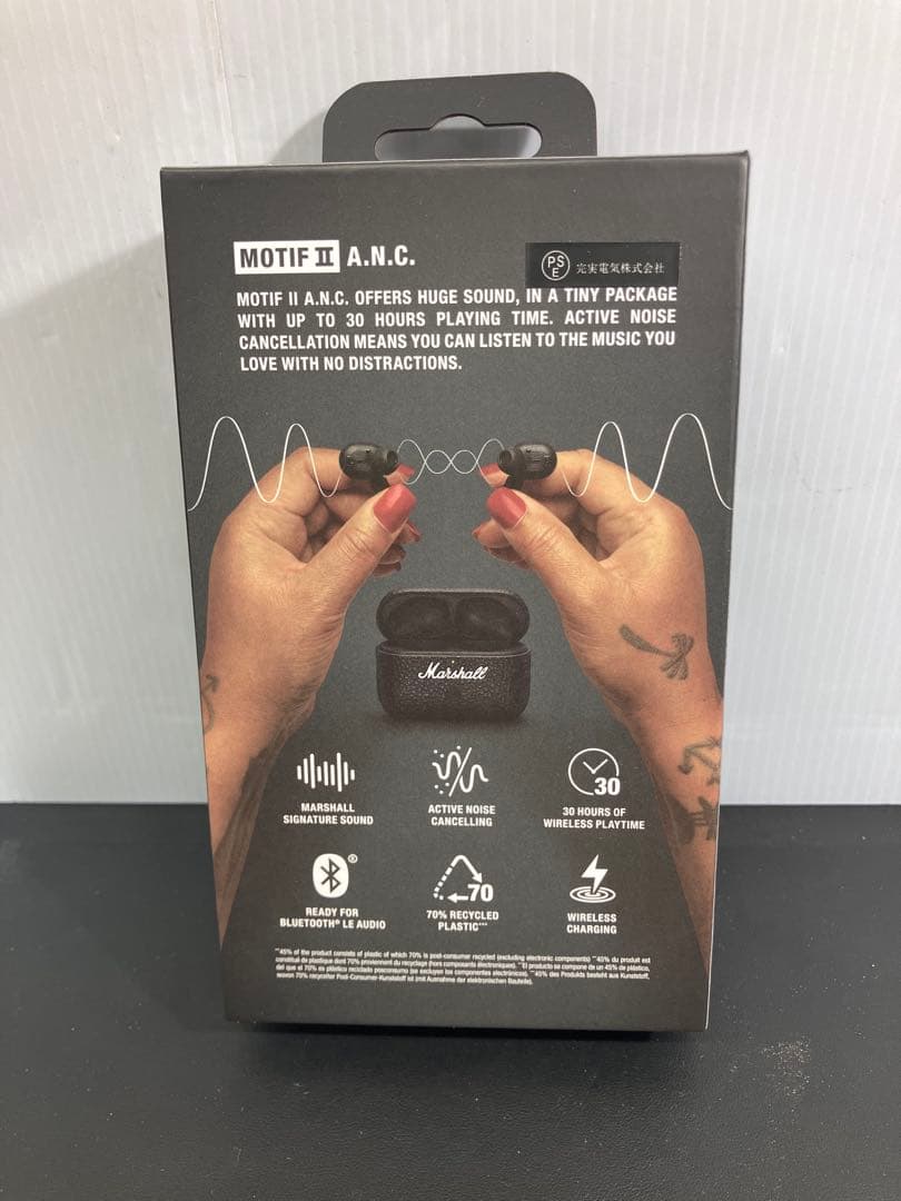 新品未使用！Marshall Motif II A.N.C.ワイヤレスイヤフォン