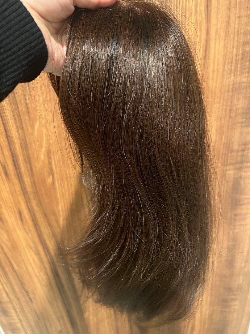 値下げOK!百合子ウィッグ☆FTレースタイプ45cm ナチュラルブラウン 医療用