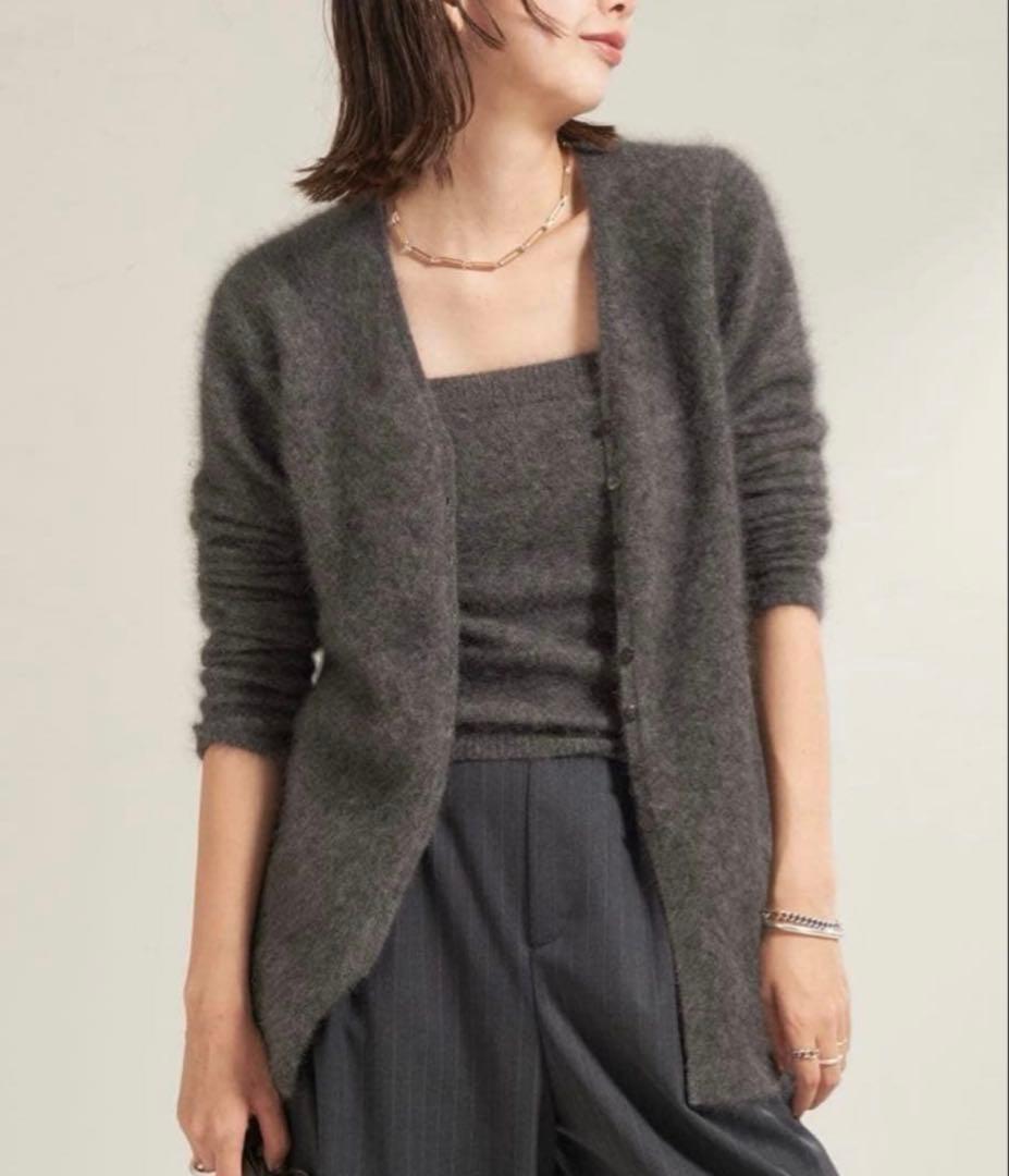 plage Light Fur Midi カーディガン