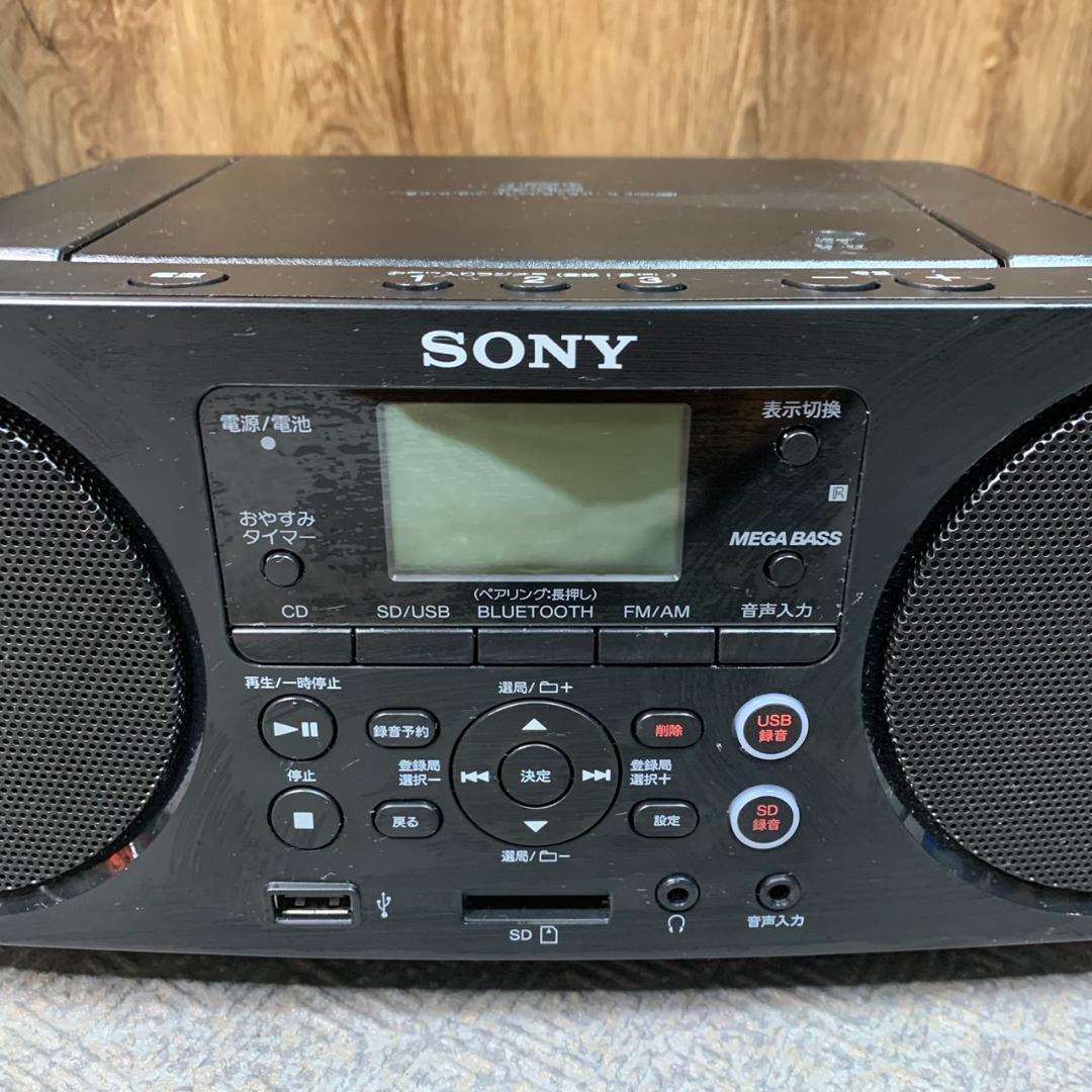 F161★　ソニー ラジオ Bluetooth ZS-RS81BT 2018年
