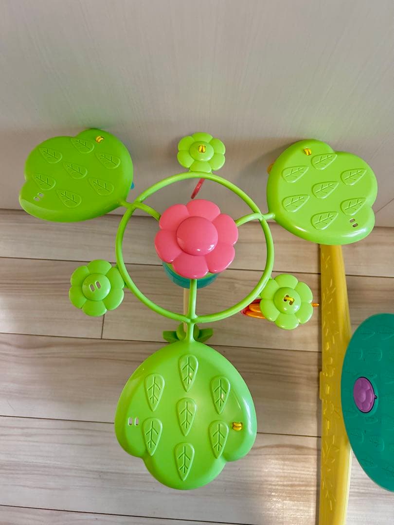 【美品】【ほぼ未使用】くまのプーさん　えらべる回転6wayジムにへんしんメリー