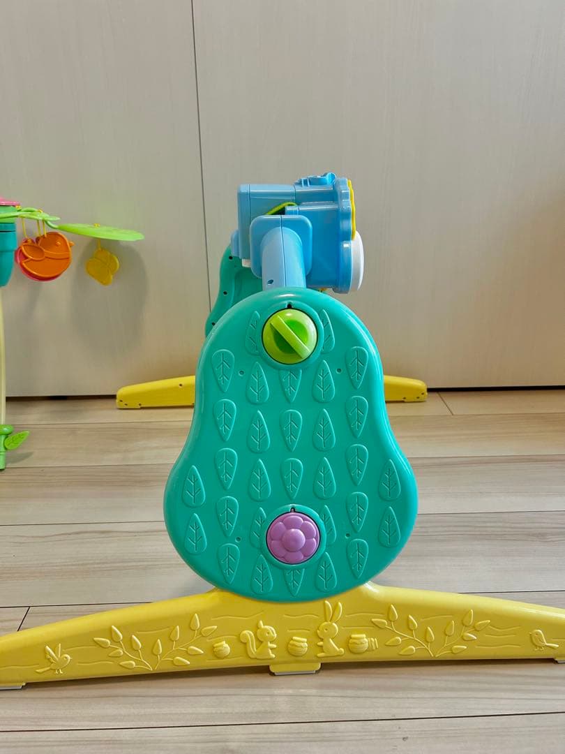 【美品】【ほぼ未使用】くまのプーさん　えらべる回転6wayジムにへんしんメリー