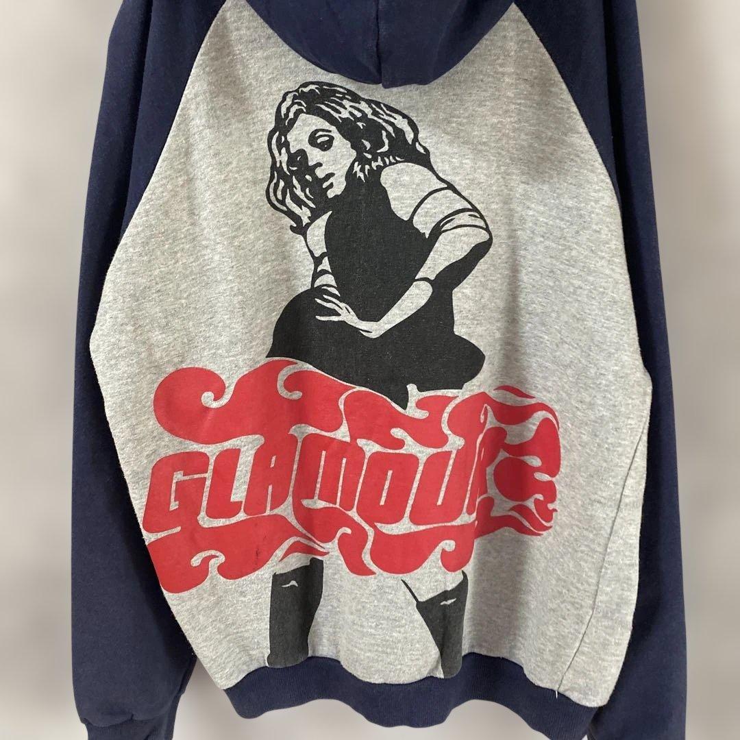 Hysteric Glamour ラグラン　パーカー　スウェット　Lサイズ