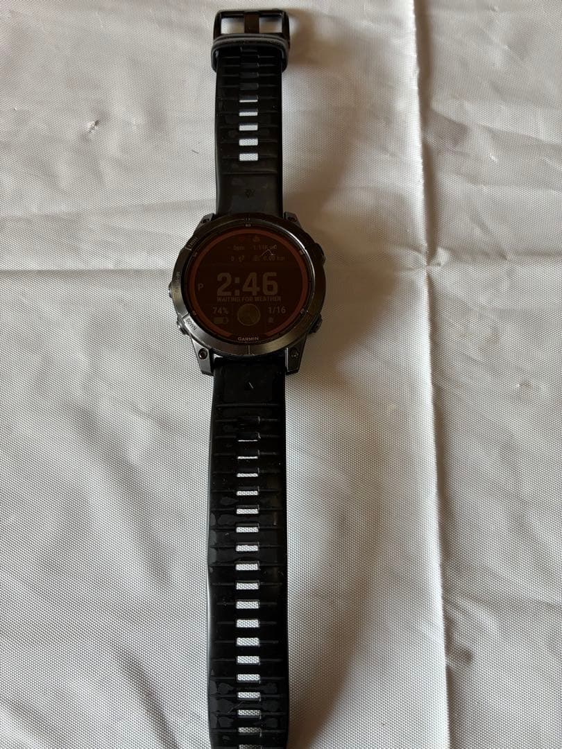 【値下げ】GARMIN FENIX 7 PRO 腕時計　ブラック　ガーミン