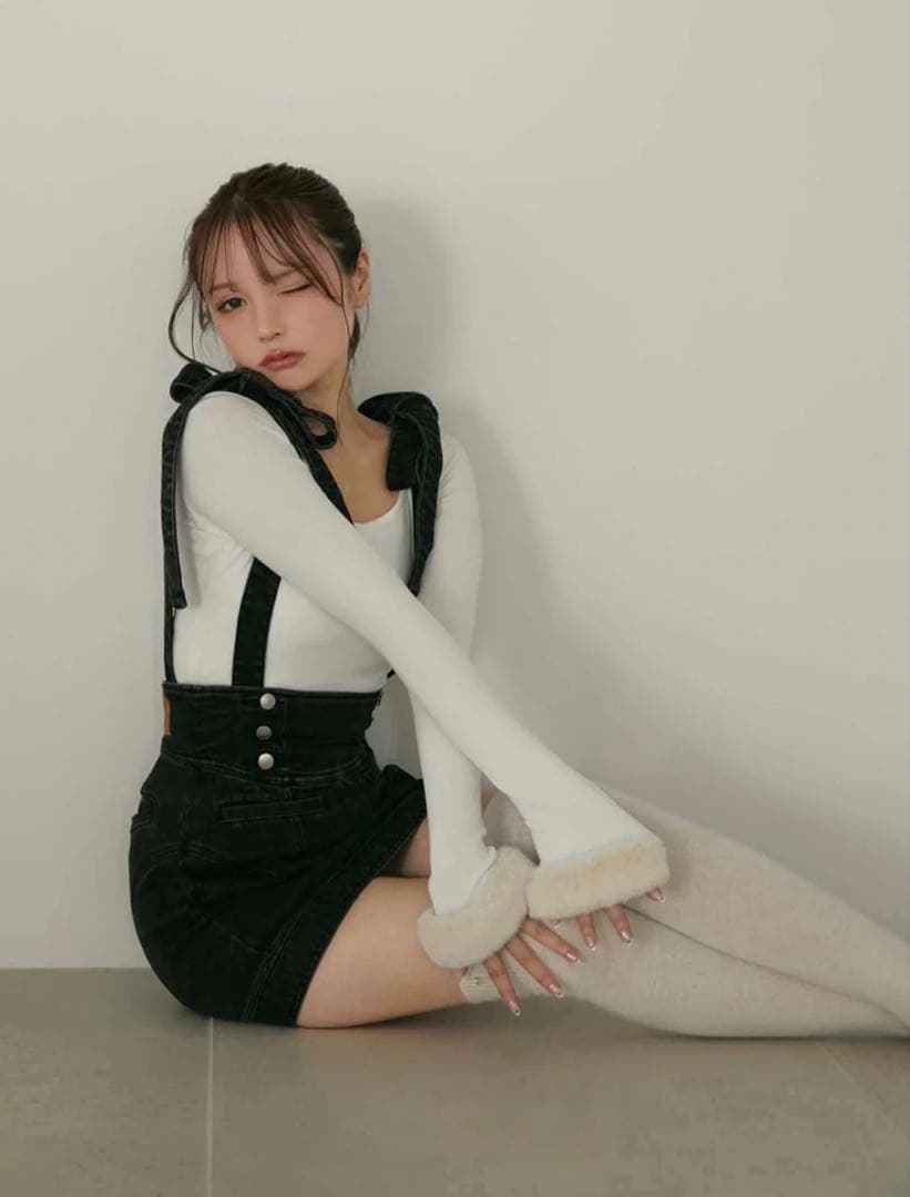 andmary Avery ribbon skirt Mサイズ AM1034