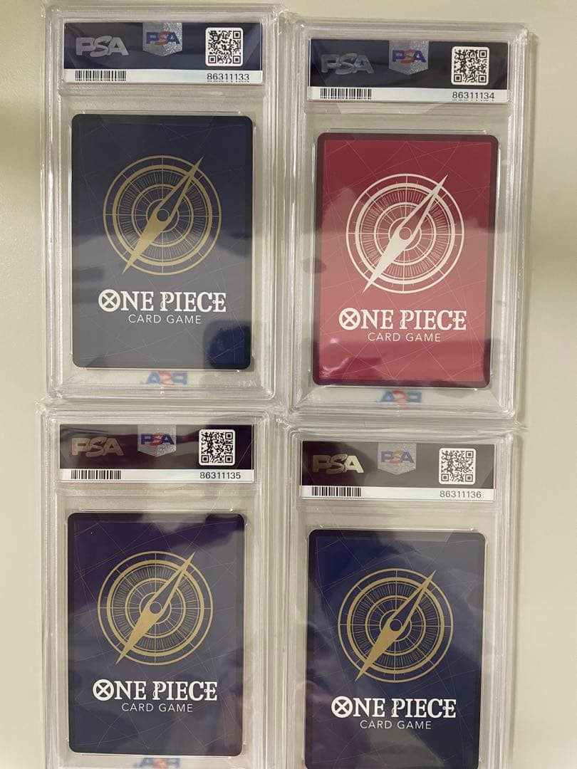 ルフィ　プロモ　PSA10 4枚セット　連番　ワンピースカード