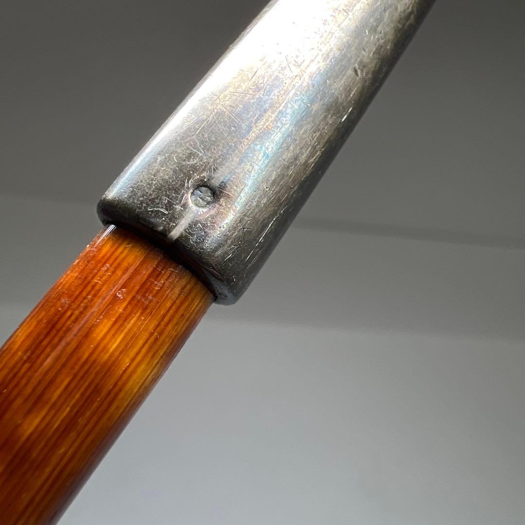 「銀」刻印　時代銀煙管　42g 東Y8-0108☆2Fタサチ