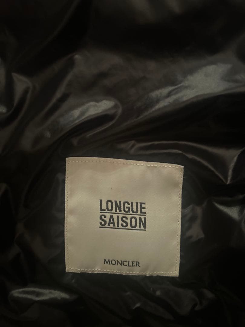 MONCLER LONGUE SAISON ブラック ダウンベスト