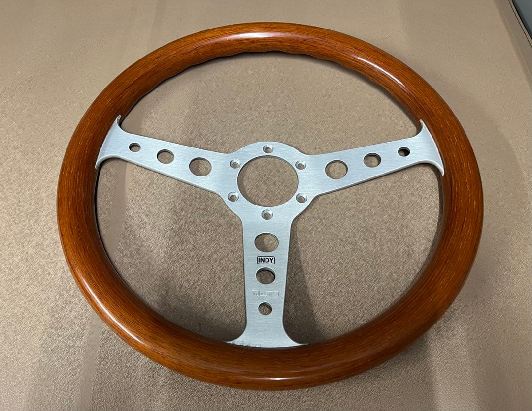 momo INDY ウッド 35φ 当時もの