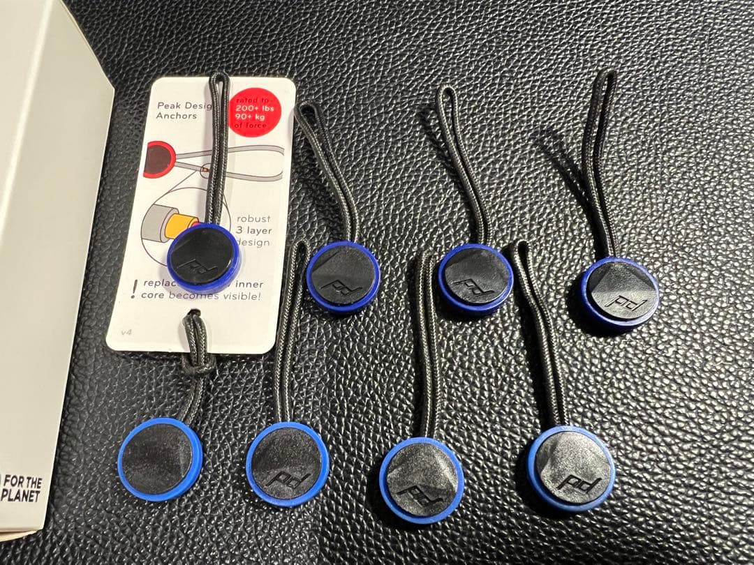 銀一　Zeiss Peak Design ピークデザイン　アンカー8個セット