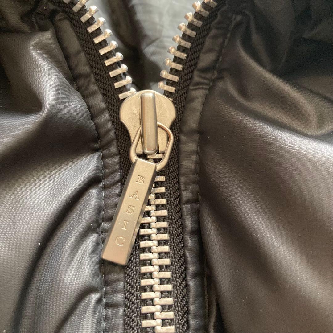 希少 XL相当 RED MOON レッドムーン ダウンジャケット リブ切替 黒