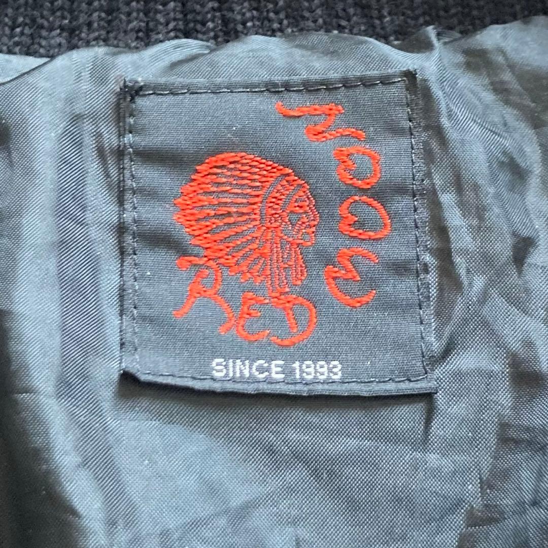 希少 XL相当 RED MOON レッドムーン ダウンジャケット リブ切替 黒