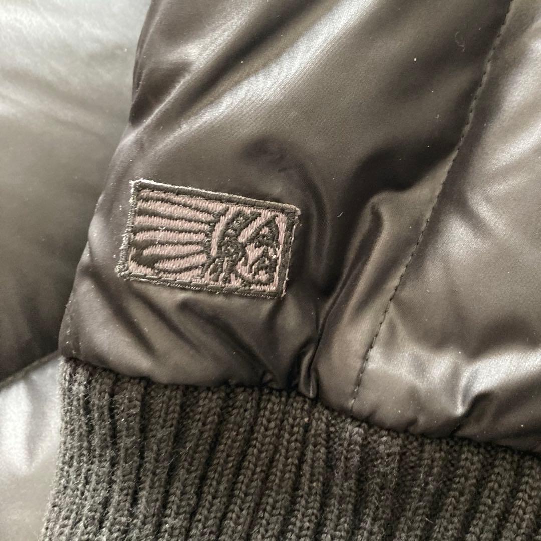 希少 XL相当 RED MOON レッドムーン ダウンジャケット リブ切替 黒