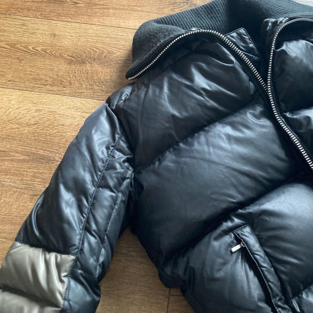 希少 XL相当 RED MOON レッドムーン ダウンジャケット リブ切替 黒