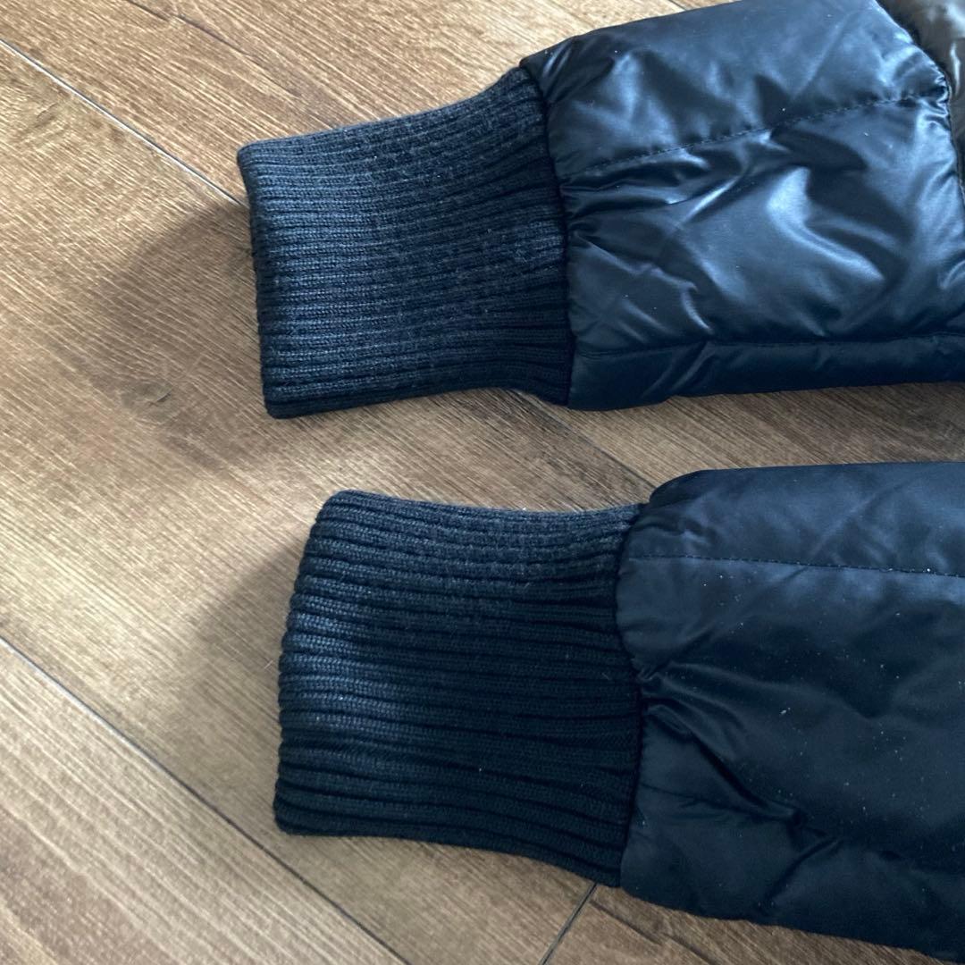 希少 XL相当 RED MOON レッドムーン ダウンジャケット リブ切替 黒