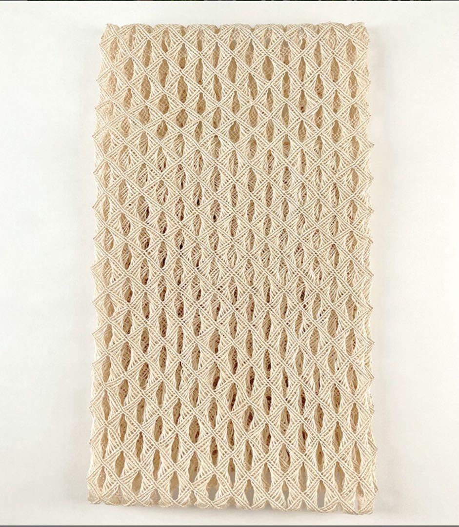 【 夏帯 仕立済み 】 誉田屋源兵衛 芭蕉通風角繋八寸名古屋帯（白）