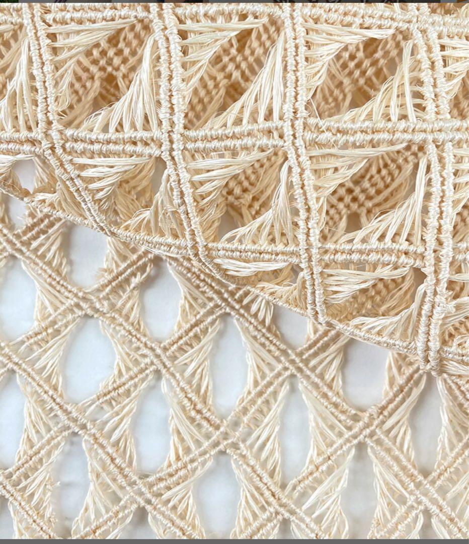 【 夏帯 仕立済み 】 誉田屋源兵衛 芭蕉通風角繋八寸名古屋帯（白）