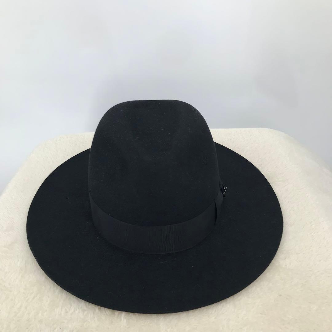 Schott ハット 58 ブラック　ウール　ワンスター