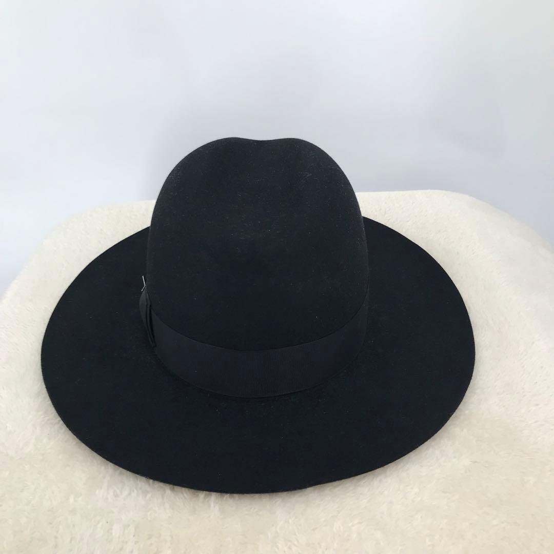 Schott ハット 58 ブラック　ウール　ワンスター