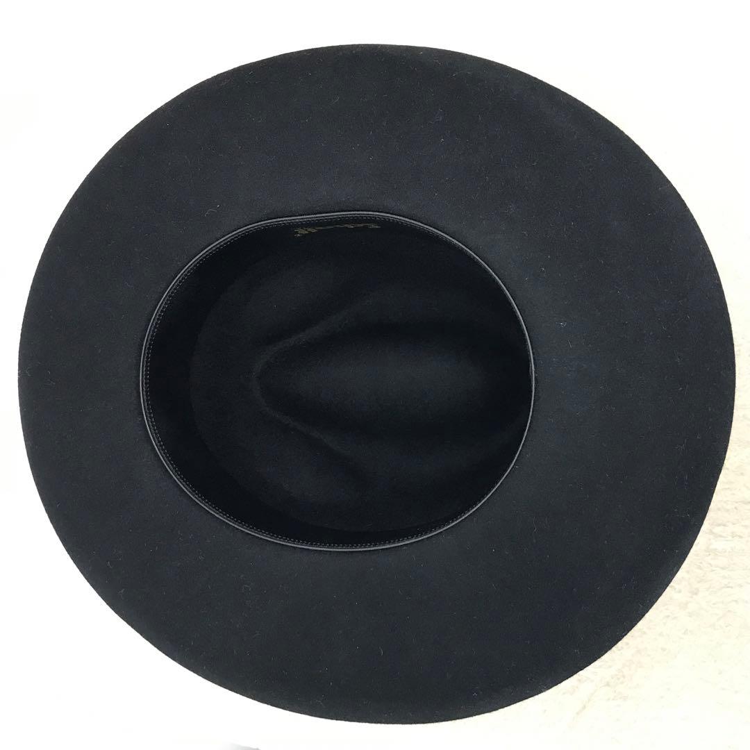 Schott ハット 58 ブラック　ウール　ワンスター