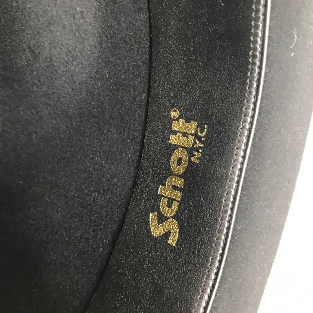 Schott ハット 58 ブラック　ウール　ワンスター