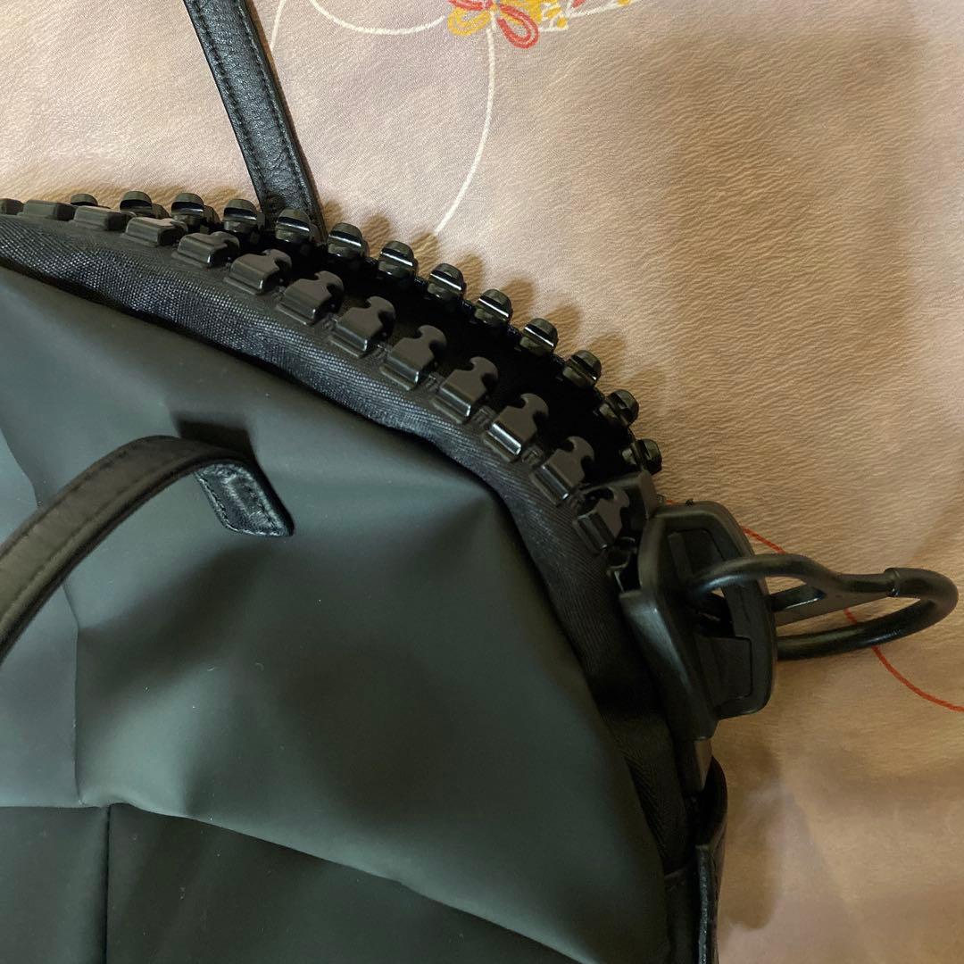 kawakawa 黒ビックジップシュルダー&ハンドバック本革