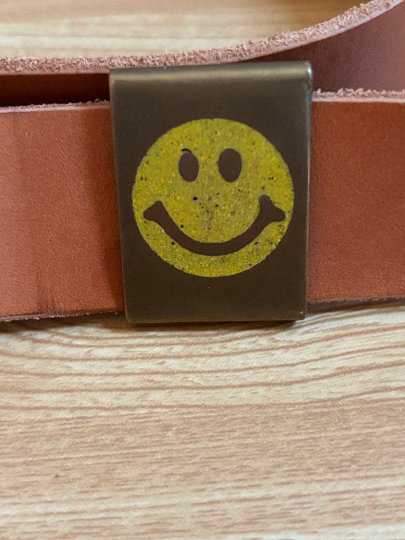 キャピタル KAPITAL スマイリー フェイス ベルト