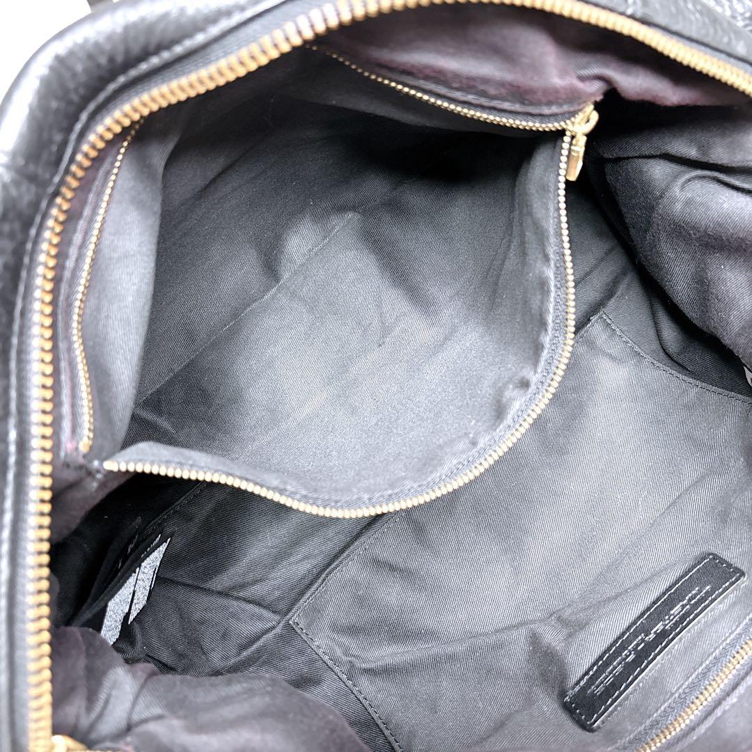 マスターピース ボストンバッグ 2way ゴールド金具 牛革 y2k