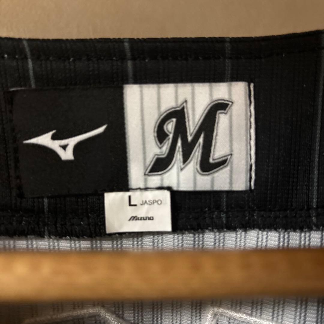 【新品未着用】旧ビジター佐々木朗希選手ユニフォームLサイズ　千葉ロッテマリーンズ