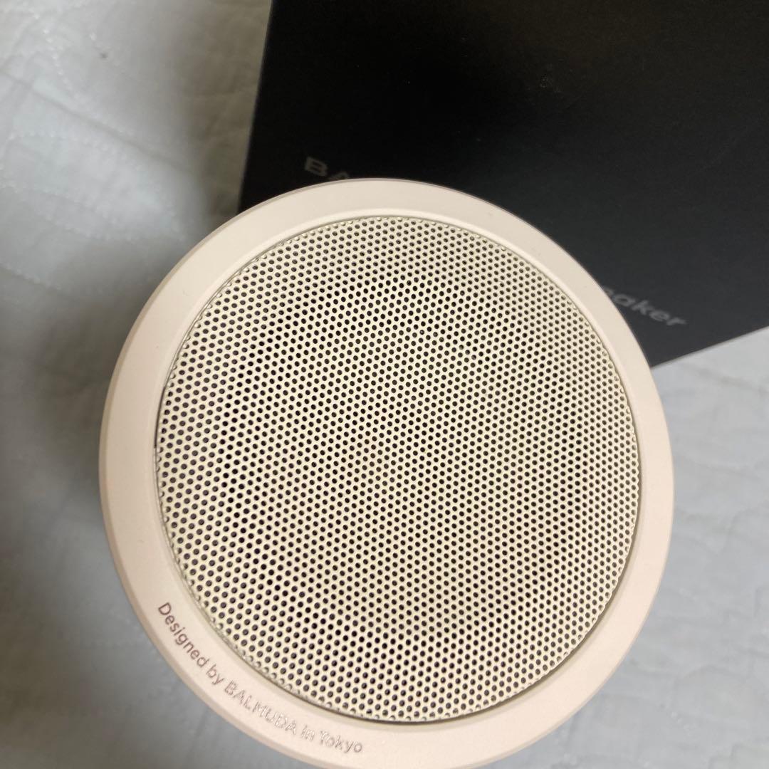 バルミューダ　BALMUDA　M01A-WH スピーカー　ホワイト　白